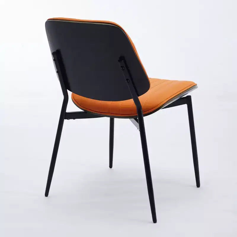 Chaises de salle à manger Vatros, lot de 2, style rétro moderne du milieu du siècle, en similicuir