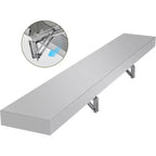 Support de distribution pliable en acier inoxydable 304, support de fenêtre/de service mural pour food truck, food trucks, grills, restaurants