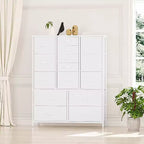 Commode à 15 tiroirs, commode de rangement en tissu, armoire de rangement peu encombrante pour chambre, couloir, salon