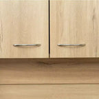 CLIHOME Armoire haute 6 portes 180 cm, buffet de cuisine
