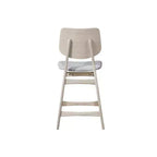 New Classic Furniture, Ensemble de salle à manger Oscar 5 pièces en frêne blanc avec hauteur de comptoir