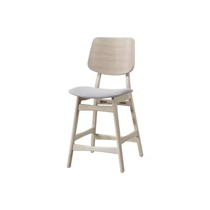 New Classic Furniture, Ensemble de salle à manger Oscar 5 pièces en frêne blanc avec hauteur de comptoir