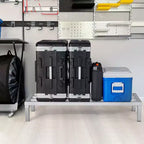 VEVOR Étagère de stockage en aluminium, 48 x 20 po, pour denrées alimentaires, surélevée de 8 po, capacité de 816,5 kg, soudée en aluminium
