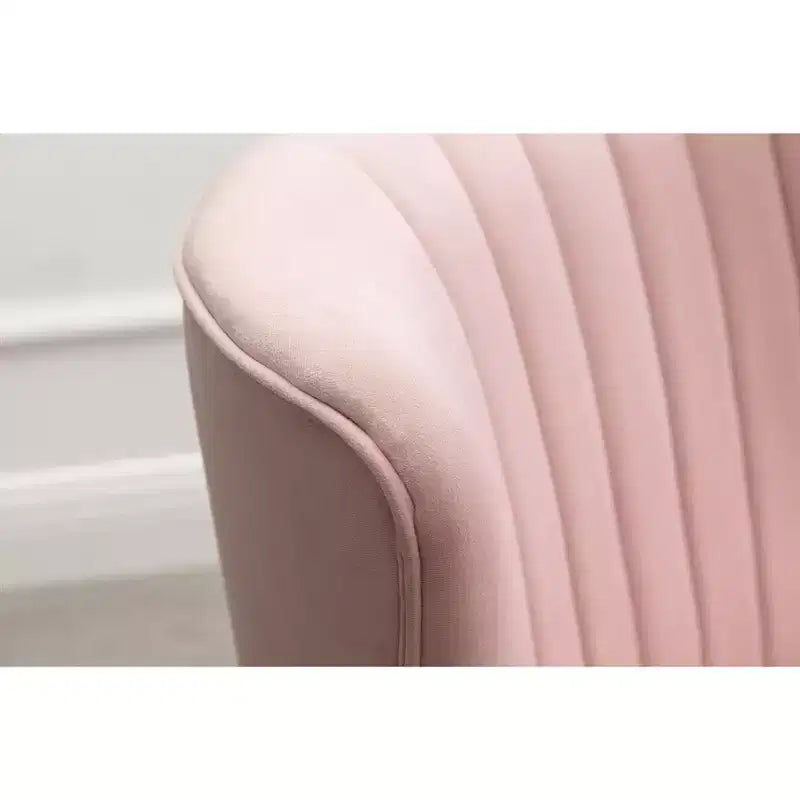 Fauteuil d'appoint moderne en velours Okak avec revêtement confortable, coussins profonds, fauteuil élégant avec pieds en bois massif pour salon, salle de lecture