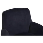 Fauteuil pivotant de luxe en velours Okak, fauteuil d'appoint rotatif silencieux à 360° avec base dorée pour salon, chambre, bureau
