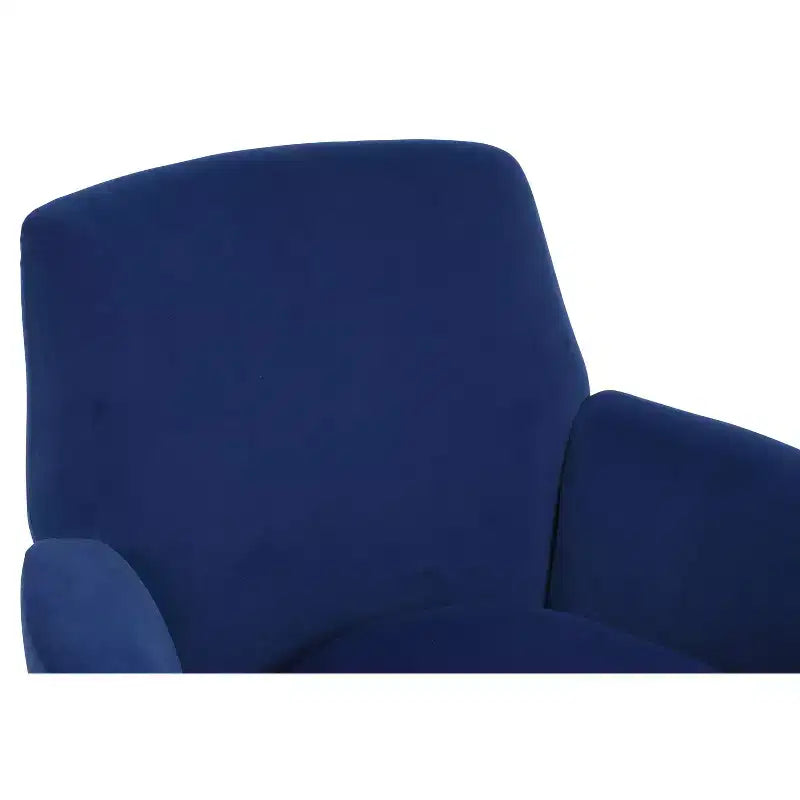 Fauteuil pivotant de luxe en velours Okak, fauteuil d'appoint rotatif silencieux à 360° avec base dorée pour salon, chambre, bureau
