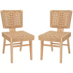 Chaise de salle à manger tressée Susanne (lot de 2) - SFV4121 - Safavieh Couture