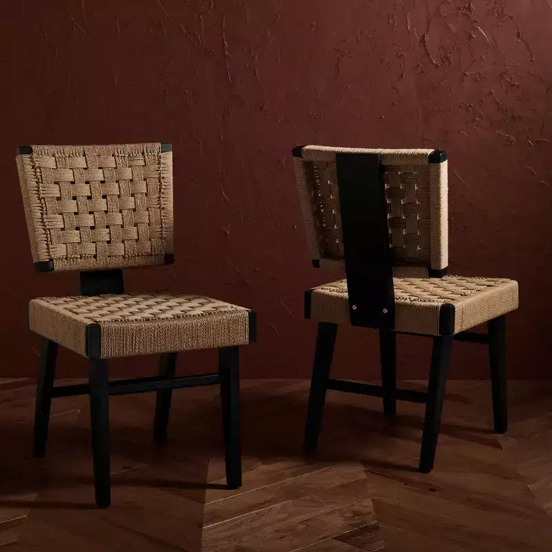 Chaise de salle à manger tressée Susanne (lot de 2) - SFV4121 - Safavieh Couture
