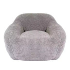 Fauteuil poire Okak Easy Clean avec dossier épais et accoudoirs, fauteuil poire lounge avec tissu résistant à l'eau, canapé de sol pour salon et chambre