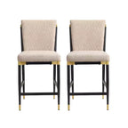 Christopher Knight Home Teresa Tabourets de comptoir modernes rembourrés (Lot de 2)