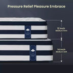 Resspry Matelas hybride à ressorts et mousse à mémoire de forme Gel de 30 cm, essai à domicile de 120 nuits, collection Apex