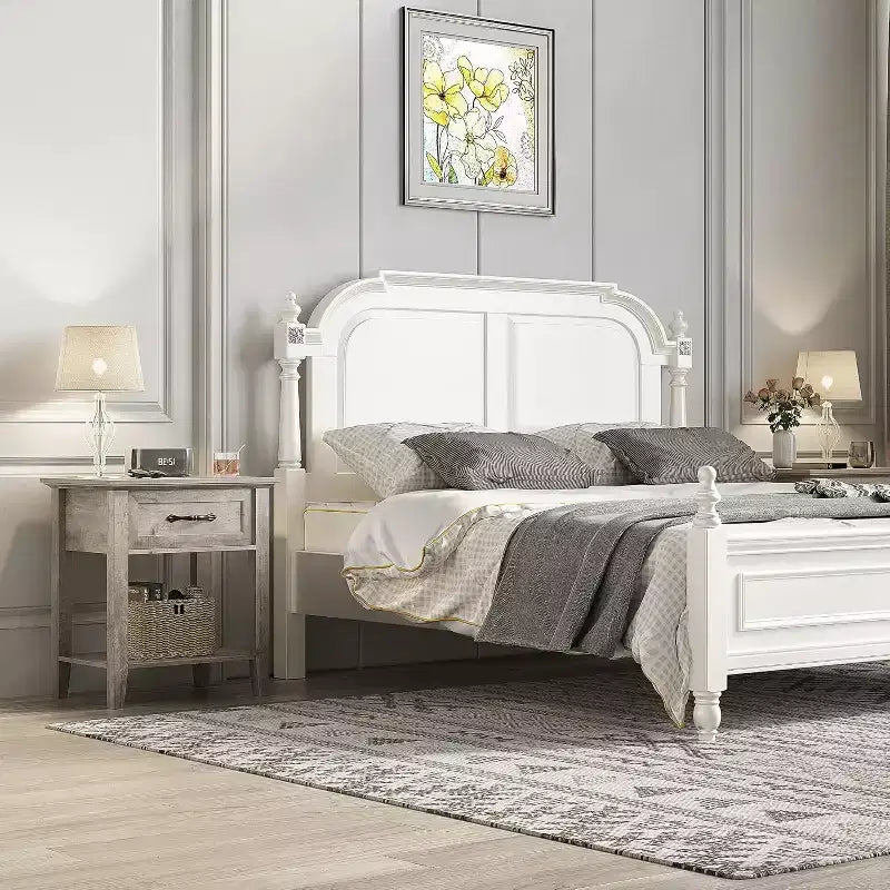 Tables de chevet à 2 niveaux, lot de 2, avec tiroir de rangement, tables d'appoint modernes pour petits espaces, tables d'appoint multifonctionnelles pour chambre et salon