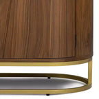 Buffet moderne avec tiroirs, portes à ouverture par pression et rangement Teamson Home Seneca