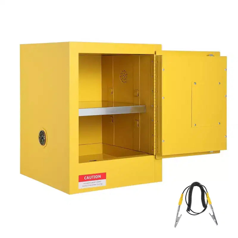 Armoire de sécurité jaune Acekool de 15 litres pour produits inflammables