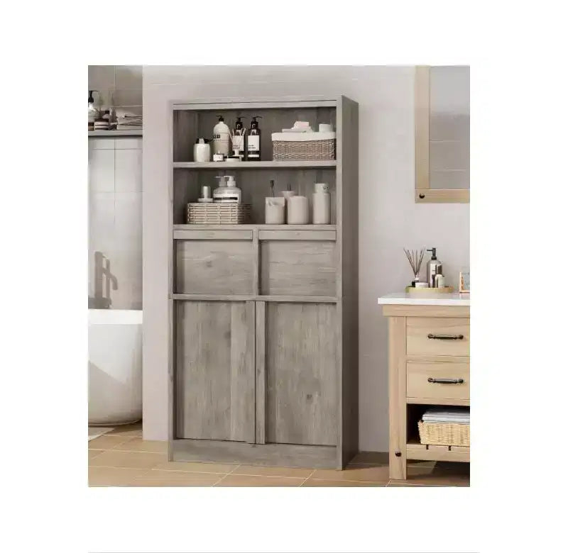PB Bathroom Vanity with Wooden Handles,