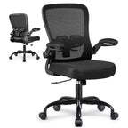 Chaise de Bureau Ergonomique KERDOM, Soutien Lombaire Réglable, Tissu en Maille Respirant, Durable et Fiable