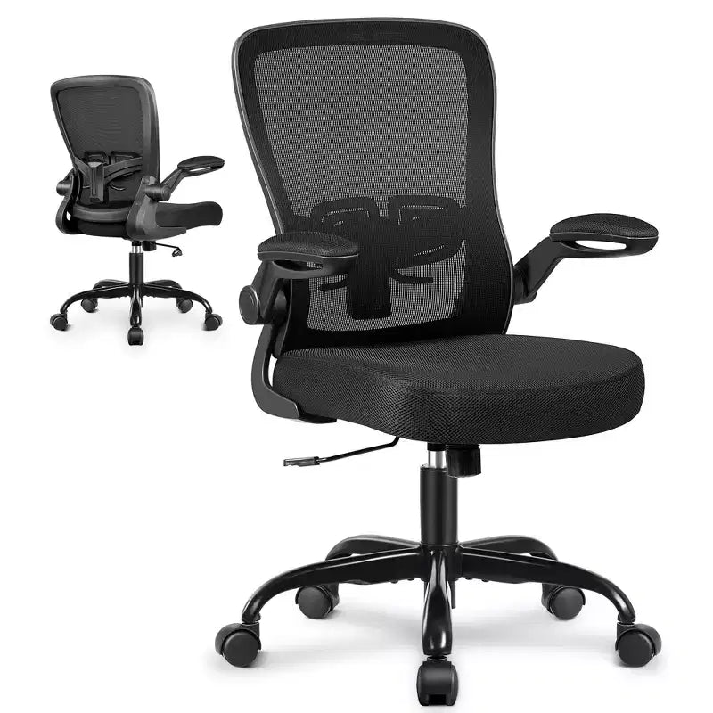 Chaise de Bureau Ergonomique KERDOM, Soutien Lombaire Réglable, Tissu en Maille Respirant, Durable et Fiable
