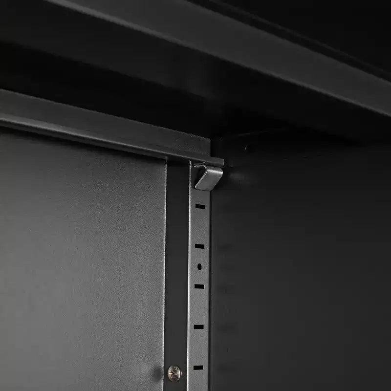 Classeur de rangement VIYET 36H, armoire en acier avec serrures de porte et 2 étagères réglables, utilisation multi-scènes