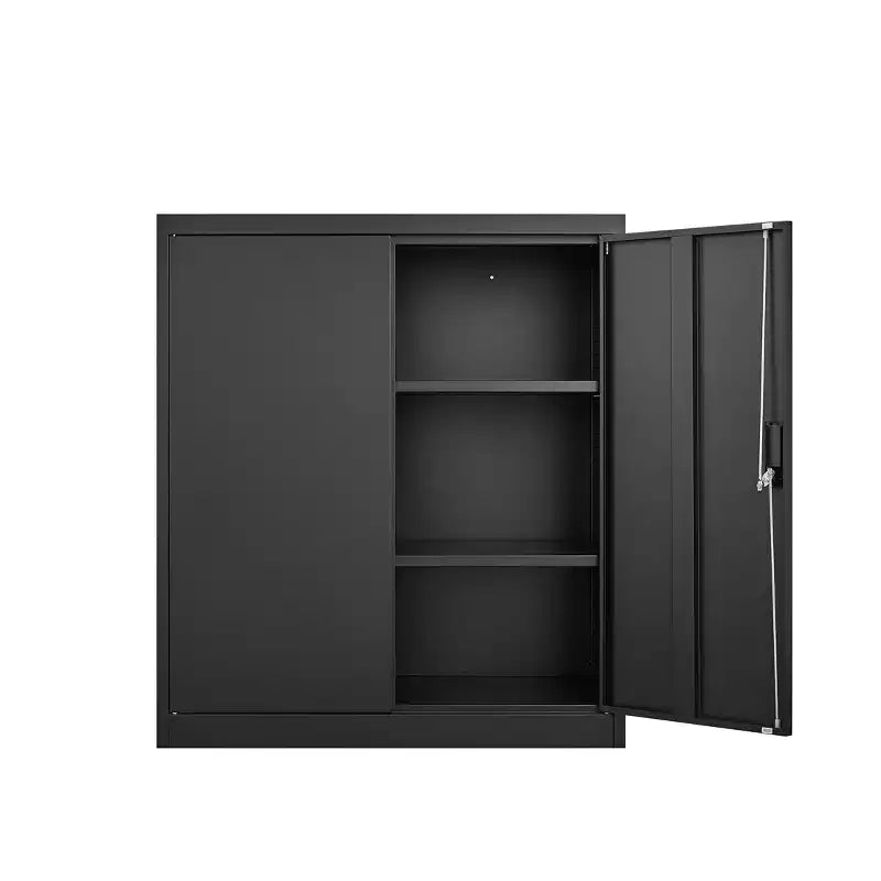 Classeur de rangement VIYET 36H, armoire en acier avec serrures de porte et 2 étagères réglables, utilisation multi-scènes