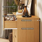 Commode cannelée pour chambre à coucher avec 6/8 tiroirs, commode de chambre moderne en bois de 120/140 cm de large avec poignée en métal, organisateur de rangement pour vêtements, commode de placard