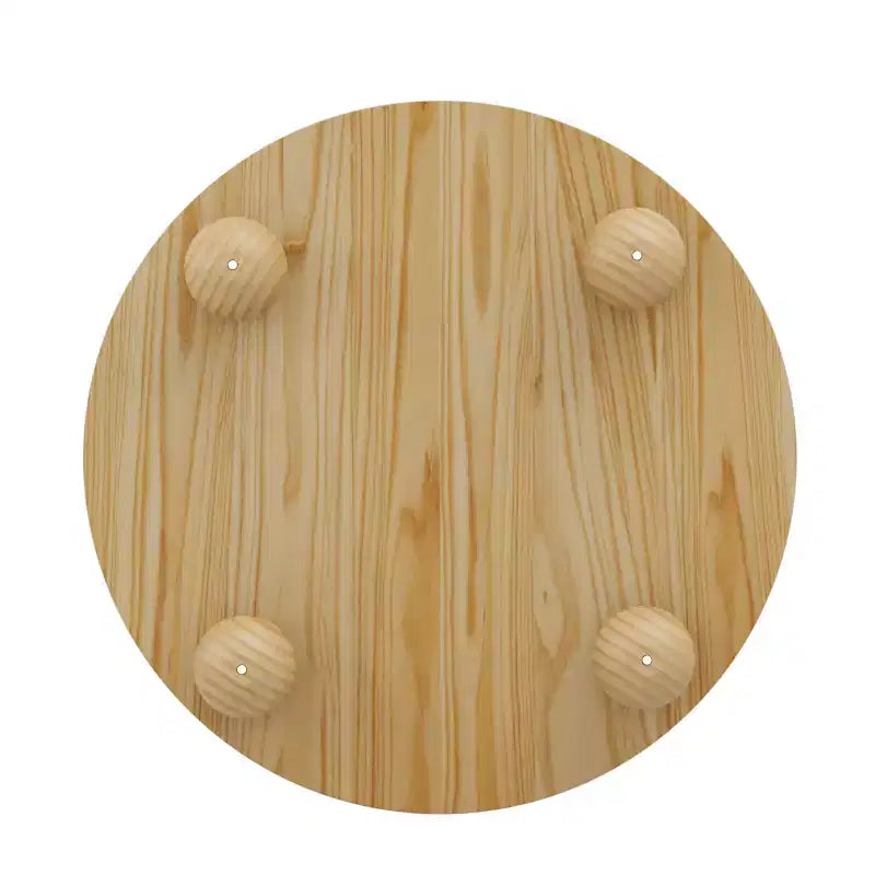 Table basse ovale/ronde, table d'appoint canapé avec plateau cannelé, table de rangement, table de cocktail avec cadre en bois massif - ModernLuxe