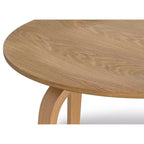 Table basse ronde contemporaine Willie de 34 po de largeur