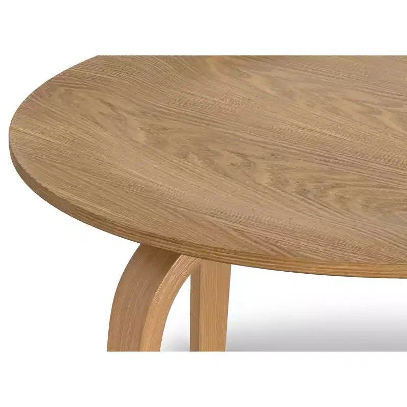 Table basse ronde contemporaine Willie de 34 po de largeur