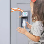 Cuisine Enfant en Bois, Dinette en Bois avec 20 Accessoires de Cuisine, Set de Cuisine en Bois Gris