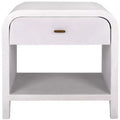 Birkin 1 Drawer 1 Shelf Nightstand - NST6613 - White Washed - Safavieh