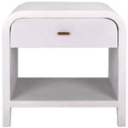 Birkin 1 Drawer 1 Shelf Nightstand - NST6613 - White Washed - Safavieh