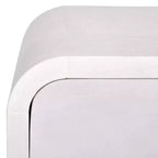 Table de chevet Birkin à 1 tiroir et 1 étagère - NST6613 - Blanc délavé - Safavieh