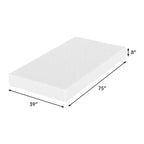 EHMKNP Matelas de 8 pouces pour lit simple/double XL/grand lit/très grand lit pour adultes et adolescents, matelas rafraîchissant en mousse à mémoire de forme, housse amovible et lavable, fermeté moyenne