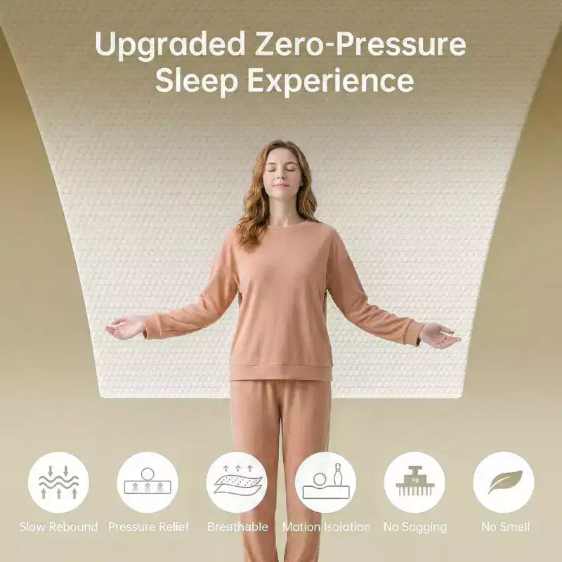 EHMKNP Matelas de 8 pouces pour lit simple/double XL/grand lit/très grand lit pour adultes et adolescents, matelas rafraîchissant en mousse à mémoire de forme, housse amovible et lavable, fermeté moyenne