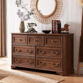 BALHAM TRADE-54 Vintage Farmhouse Dresser with 7 Drawers,for Bedroom Living Room,Storage