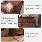 BALHAM TRADE-54 Commode de Ferme Vintage avec 7 Tiroirs, pour Chambre à Coucher, Salon, Rangement