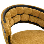 Lot de 2 tabourets de bar modernes rembourrés avec dossier incurvé, hauteur d'assise de 73,7 cm, pieds en fer noir pour îlot de cuisine ou bar à domicile-Panipeachy
