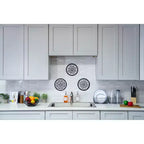 Meuble bas de cuisine CASAINC 27 L x 36 H x 12 P, style Shaker, cadre en bois massif, peinture à base d'eau à faible teneur en COV, fermeture en douceur, prêt à assembler, gris tourterelle