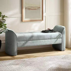 Banc moderne Donna en tissu chenille|HULALA HOME-BEIGE