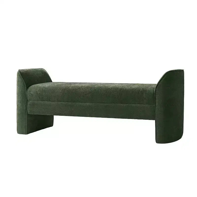 Banc moderne Donna en tissu chenille|HULALA HOME-BEIGE