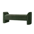 Banc moderne Donna en tissu chenille|HULALA HOME-BEIGE