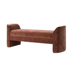 Banc moderne Donna en tissu chenille|HULALA HOME-BEIGE