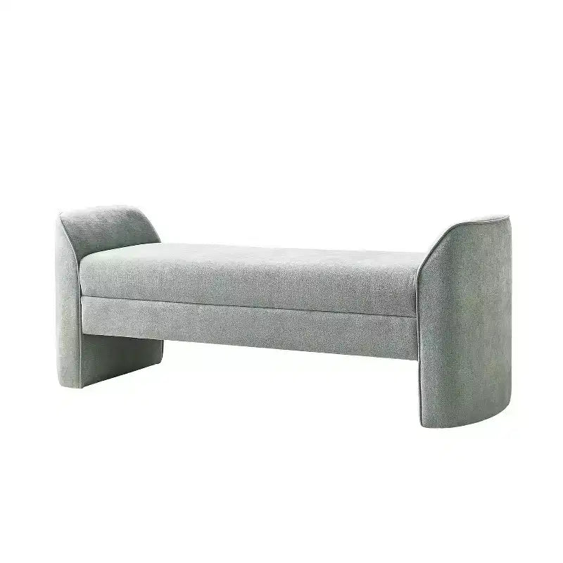 Banc moderne Donna en tissu chenille|HULALA HOME-BEIGE