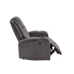 Fauteuil Uvalde avec chargeur USB/sans fil et haut-parleur - Gris - iNSPIRE Q
