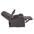 Fauteuil Uvalde avec chargeur USB/sans fil et haut-parleur - Gris - iNSPIRE Q