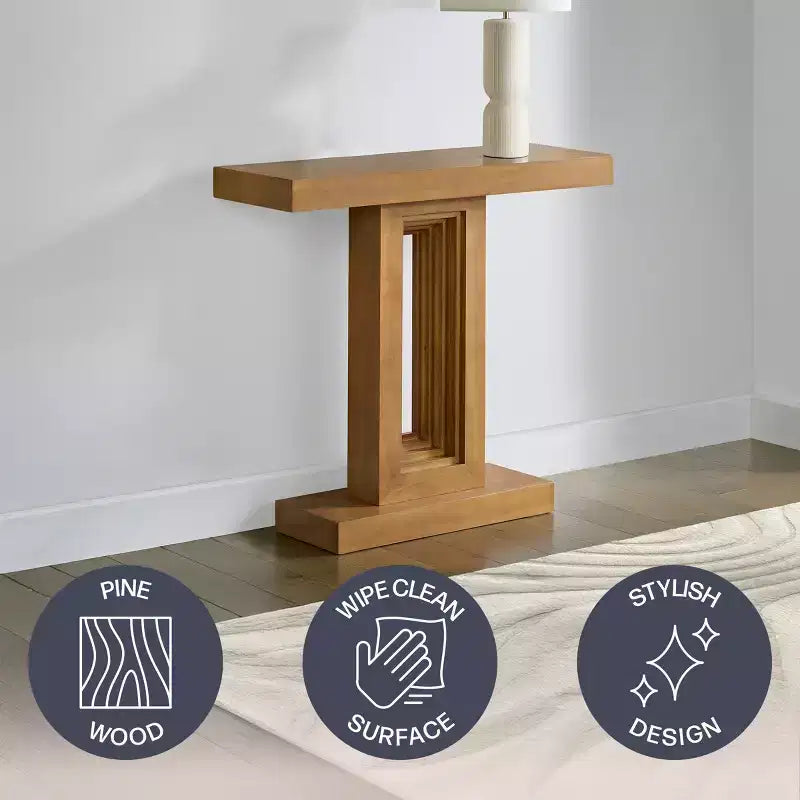 Console en bois massif Pismo de 36 po