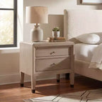 Christopher Knight Home Chaitanya Chevet Moderne en Bois à 2 Tiroirs