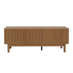 Table basse élévatrice moderne Luck Live 51.1 avec 2 tiroirs de rangement et un compartiment caché
