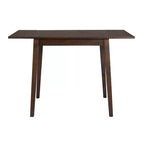 Table de salle à manger extensible 29-45 avec rallonges et pieds en bois d'hévéa