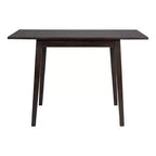 Table de salle à manger extensible 29-45 avec rallonges et pieds en bois d'hévéa