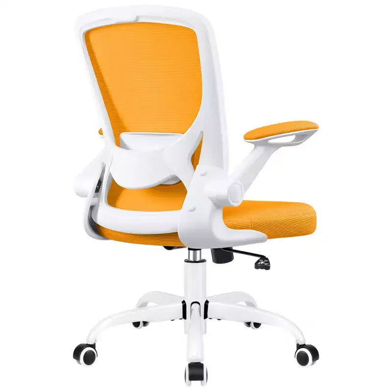 Chaise de bureau ergonomique KERDOM, Chaise d'ordinateur en maille, avec soutien lombaire, accoudoirs rotatifs et réversibles, réglable en hauteur